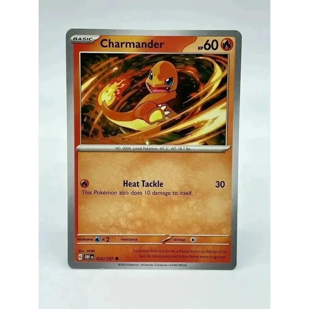 Charmander 26/197 S & V Obsidian Flames Non Holo Pokemon TCG Mint Unplayed